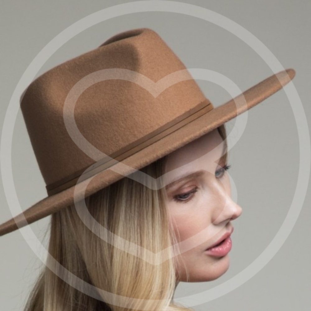 Boho suede panana belted hat - 2 colors - Picture 6 of 6